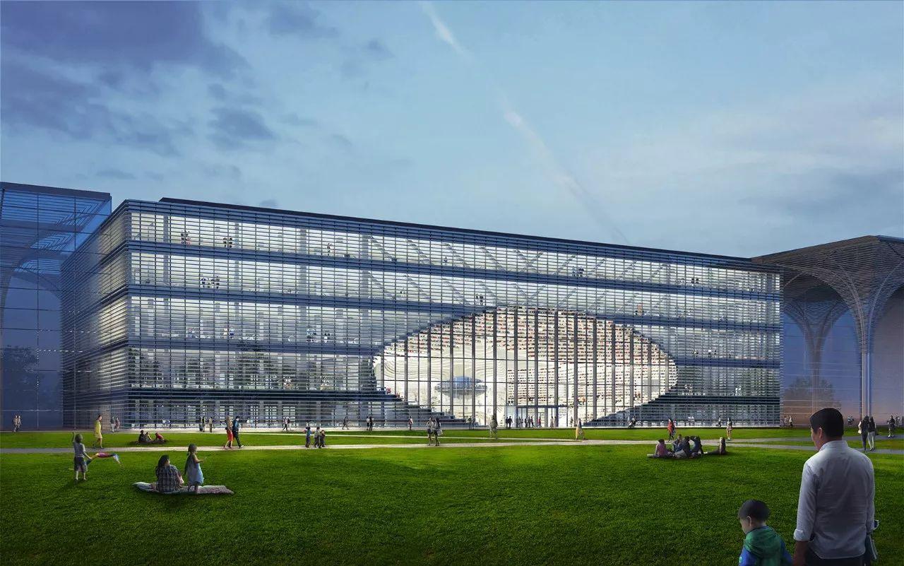 图书馆建筑是一座城市或一所学校的文化景观